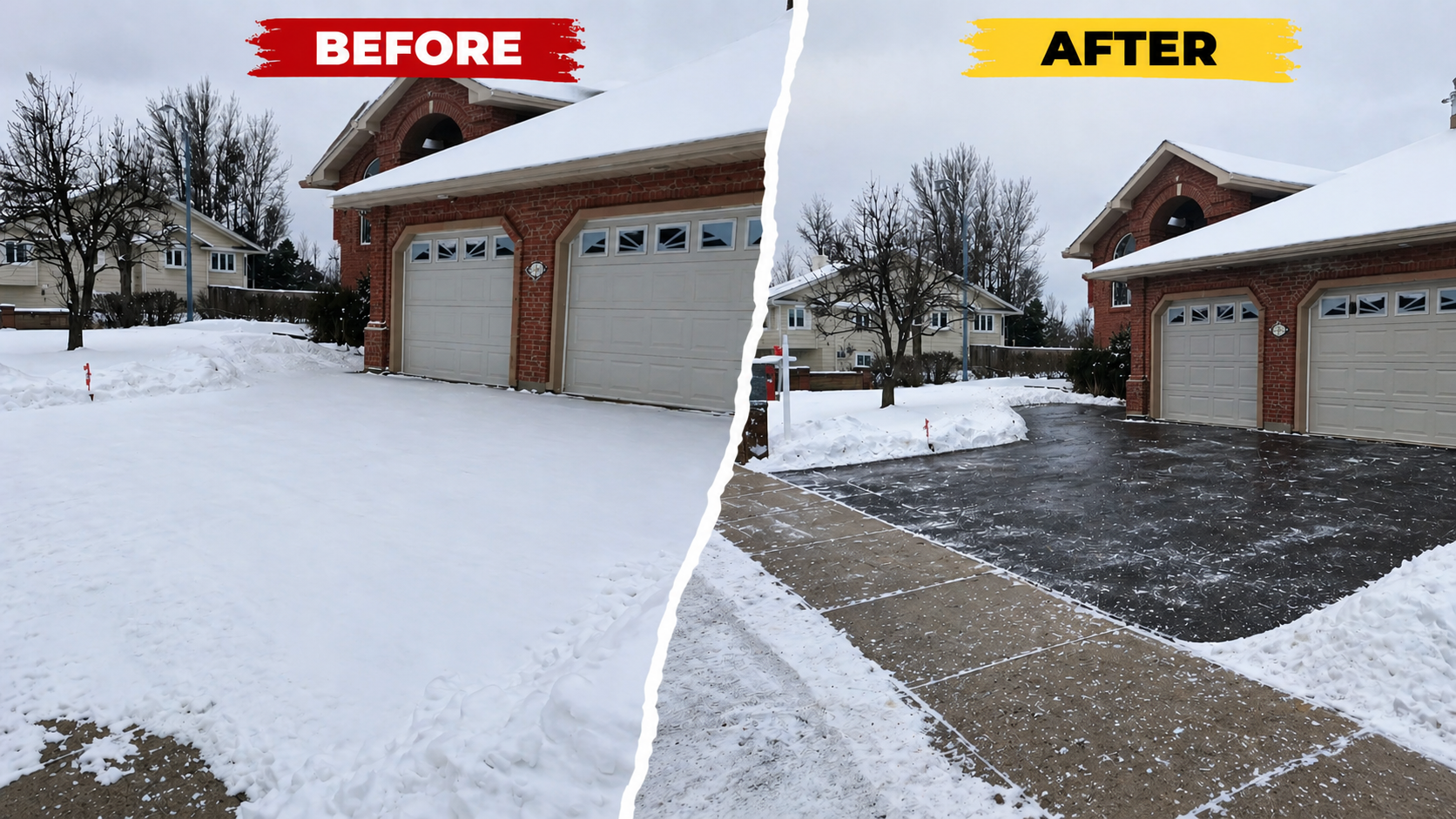 Snow removal & walkway clearing